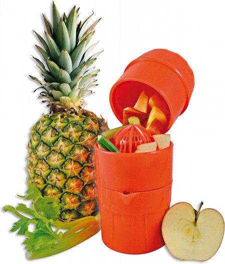 Storcator manual de fructe Euromarketing, plastic, portocaliu