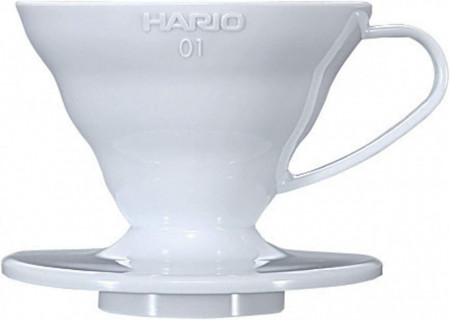 Suport de filtru pentru cafea Hario, plastic, alb, 400 ml
