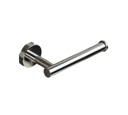 Suport pentru hartia igienica Marmolux, otel inoxidabil, crom, 16,5 x 6,8 x 5 cm