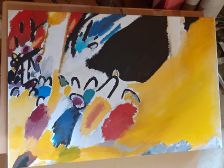 Tablou, panza, multicolor, 50 x 76 x 1,8 cm - Img 1
