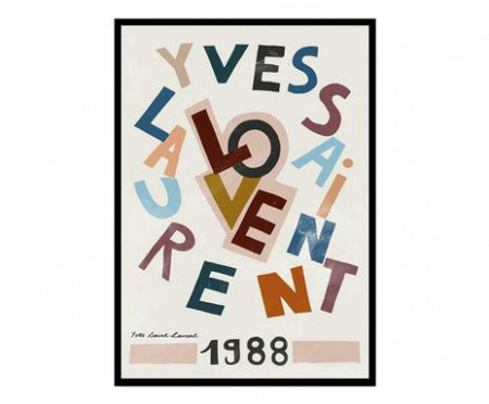 Tablou Yves Saint Laurent, 50 x 70 cm - Img 1