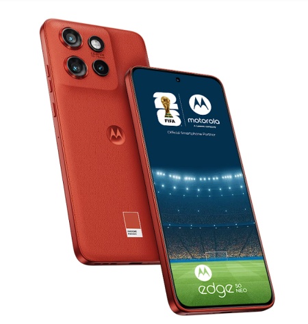 Telefon mobil Motorola Edge 50 Neo, Dual SIM, 512GB, 12GB RAM, 5G, Pantone Poinciana, Resigilat, Grad B