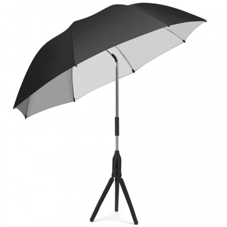 Umbrela pentru carucior RIOGOO, negru, UV 50+, 86 X 73 cm