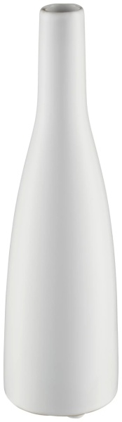 Vaza decorativa verde, Planico I alb mat, 20.5cm inaltime