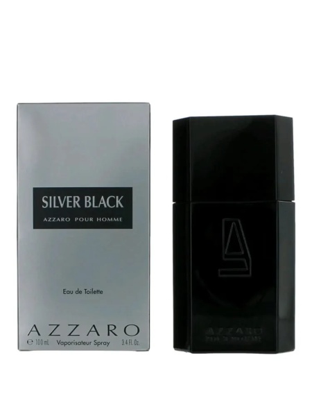 Apa de Toaleta Azzaro Silver Black, Barbati, 100ml