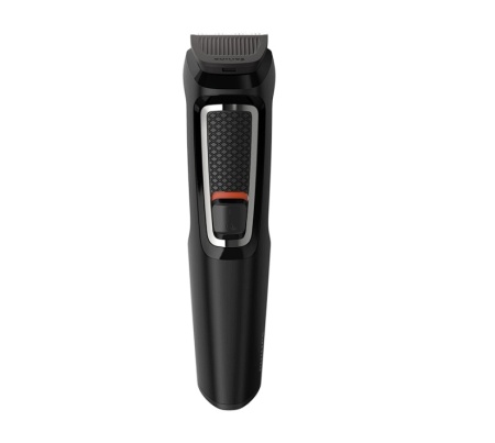Aparat de tuns barba si parul 8 in 1 PHILIPS MG3730/15, Lame cu ascutire automata, Acumulator, 2 piepteni pentru aspect nebarbierit, 1 pieptane ajustabil pentru barba, 3 piepteni pentru par, Negru, Resigilat, Grad A
