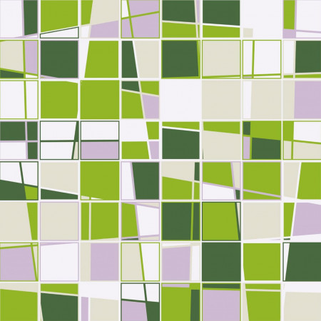 Autocolante statice fara adeziv Dktie, vinil, verde/alb, 90 x 200 cm