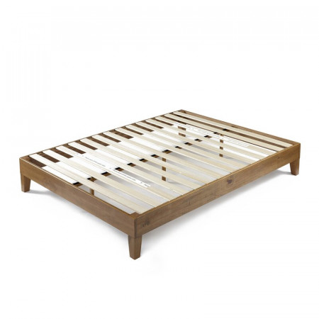 Cadru de pat Elizabeth din lemn masiv, 150 x 200 cm - Img 1
