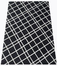 Covor GMK Home&amp;Living_GW, textil, negru, 60 X 90 cm