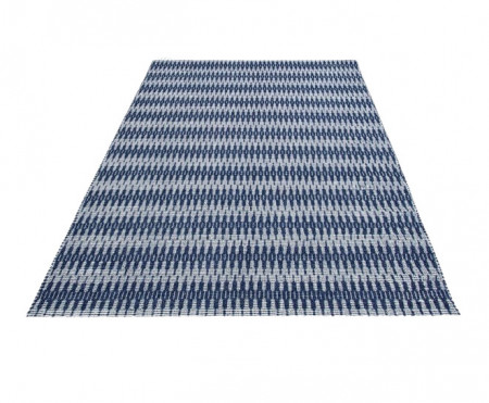Covor Timbers, textil, albastru/gri, 160 x 230 cm