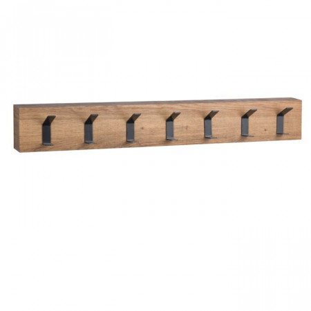 Cuier Adrianne, lemn/metal, maro, 10 x 7 x cm - Img 1