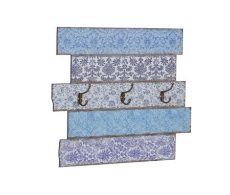 Cuier de perete Emma, MDF, multicolor, 66 x 55 x 10,5 cm