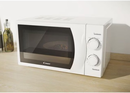 Cuptor cu microunde Candy Idea CMW20SMW, 700 W, 20 l, Mecanic, Alb, Resigilat, Grad A