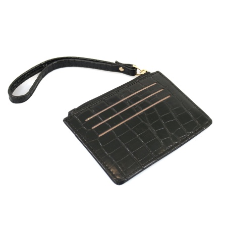 Etui pentru carduri Skin, Ella Icon, Negru, 12x9cm