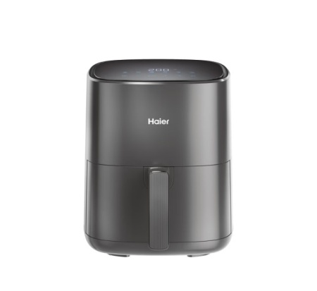 Friteuza cu Aer Haier, I-Master Series 5, 5L, 1500W, 80°-200°, 6 în 1, Gri, cu ambalaj deteriorat