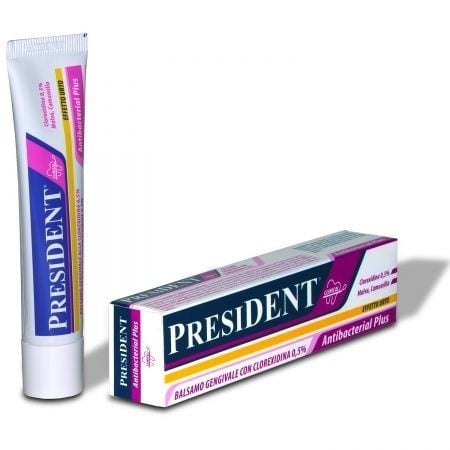 Gel President Antibacterian pentru gingii inflamate, cu clorhexidina 0,5%, 30ml