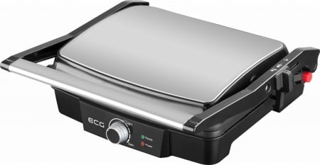 Grill electric ECG KG 100, 2000 W, 3 tipuri de gatire, deschidere 180º