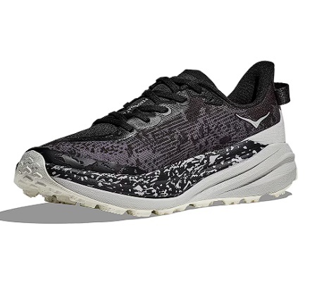 Hoka, Pantofi low-cut pentru alergare Speedgoat 6, Negru, Violet, 42, Resigilat, Grad A - Img 1