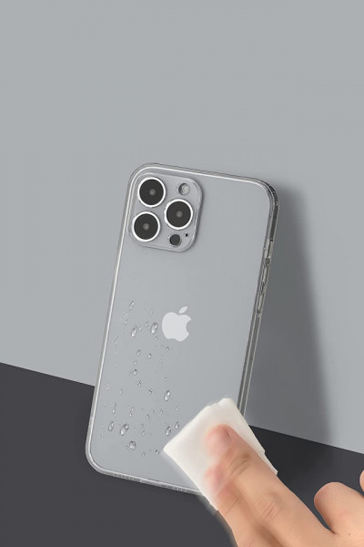 Husa de protectie pentru iPhone 12 PRO Tigratigro, TPU, transparent opac, 6,1 inchi - Img 1