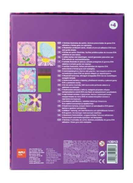 Joc Eva Mozaic, Foam, Apli, tema Primavara, 8 coli