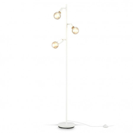 Lampadar Ariana, metal, alb, 160 cm