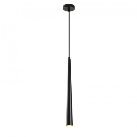 Lustra tip pendul Rosaline, LED, metal, negru, 4 x 55-137 cm