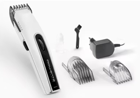 Masina de tuns Rowenta TN1400F1, lungime de taiere reglabila 1-30 mm, timp de functionare 40 minute, timp de incarcare 8 ore, alb, Resigilat, Grad A