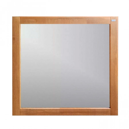 Oglinda by Home Affaire, lemn masiv, natur, 80 x 80 x 2 cm - Img 1