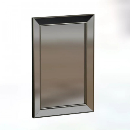 Oglinda de perete Cullum, sticla/metal, argintiu, 75 x 50 x 3 cm