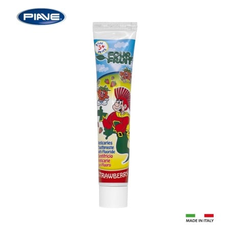 Pasta de dinti Piave copii +3 ani aroma Capsuni fara Zahar 50ml, made in Italy