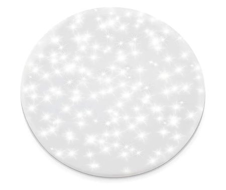 Plafoniera Starry Sky, Lumare, 24 W, 2000 lm, Diametru 315 mm, Rotund, 2700 K Alb cald, cu efect de sclipici, Resigilat, Grad A