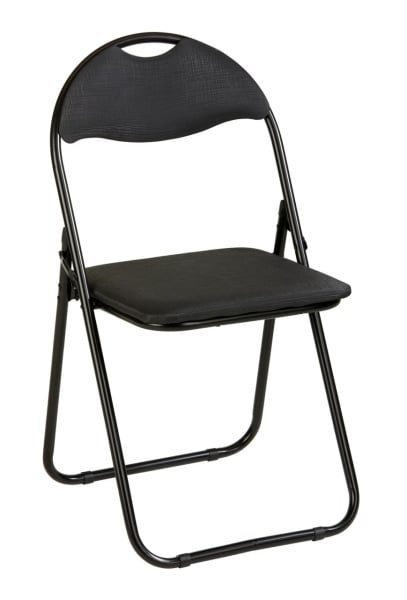 Scaun pliant Shake negru, 44/80/47 cm