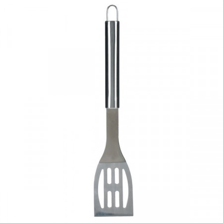 Set de 2 spatule servire BBQ din otel inoxidabil, argintiu, 43,5 cm, 2CR14 - Img 1