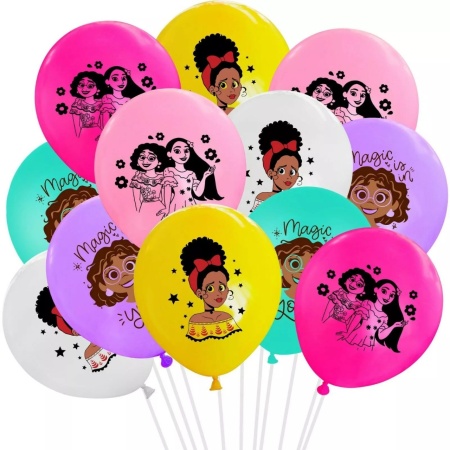 Set de 30 baloane Hilloly, latex, multicolor, 30,4 cm