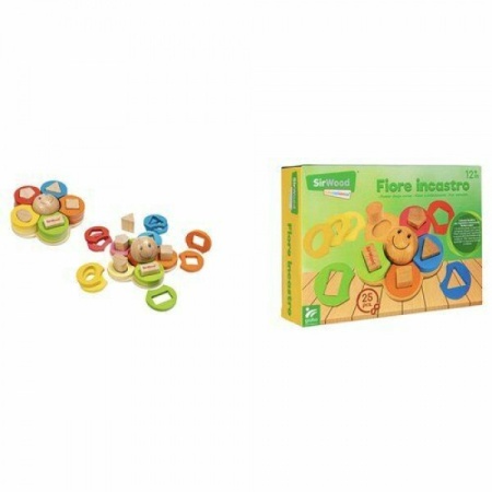 Set forme geometrice Globo stivuibile din lemn