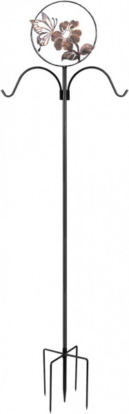 Suport pentru hranitoarea pasarilor Amoskey, metal, maro, 182 cm