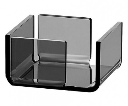 Suport pentru servetele Flash 8 Fume,acril, gri, 10,5 x 10 x 5,5 cm - Img 1