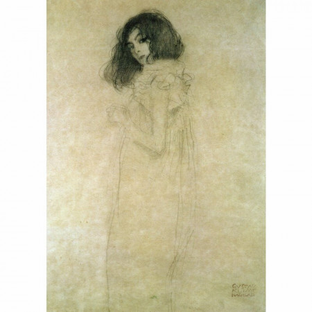 Tablou &#039;Portrait of a Young Woman&#039; by Gustav Klimt, 30 x 40 cm - Img 1