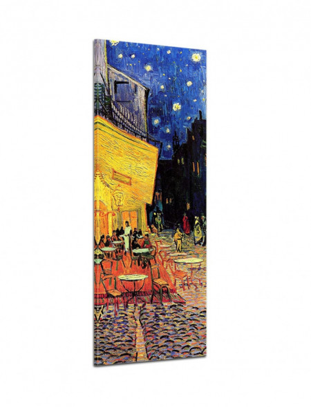 Tablou Vincent Van Gogh, panza, galben/albastru, 160 x 50 x 2 cm - Img 1
