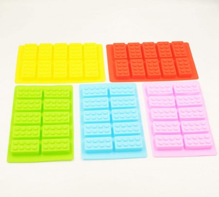 Tava pentru cuburi de gheata Selecto Bake, silicon, culoare aleatorie, 19 x 12 x 1,2 cm