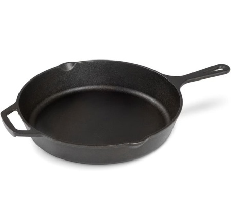 Tigaie adanca rotunda din fonta cu maner Navaris, 30 cm, Resigilat, Grad A