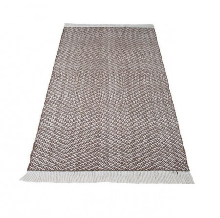 Traversa Timbers, textil, gri, 90 X 250 cm