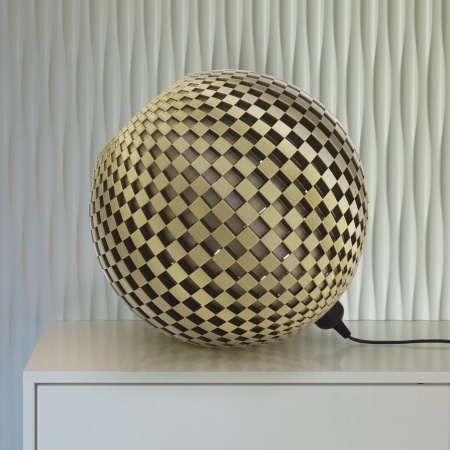 Veioza Tagwerk Kugel 3D Print 1XE27 Auriu