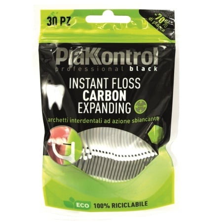 Ata dentara PlaKKontrol Instant Floss cu maner 30 buc