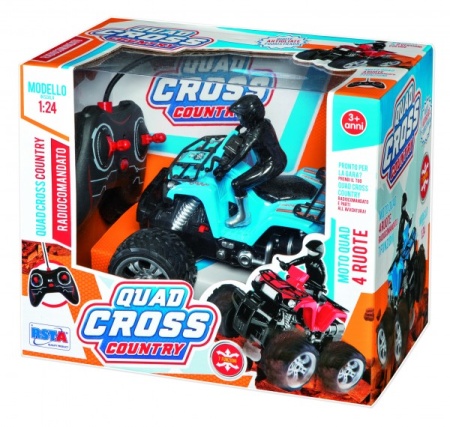 Atv Quad RS Toys cu telecomanda si figurina inclusa