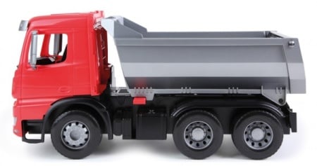 Camion cu basculanta Mercedes Arocs Worxx din plastic 45 cm