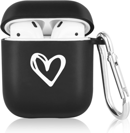 Carcasa de protectie pentru Airpods 1&2 Newseego, TPU/metal, negru/alb/argintiu