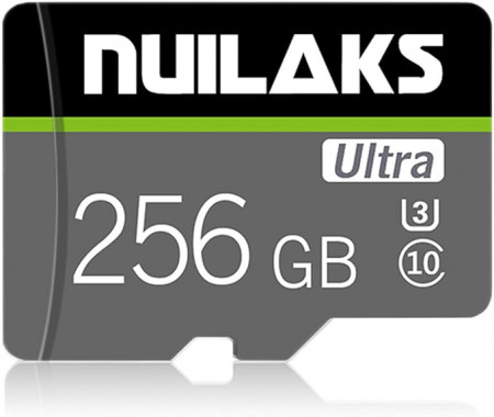 Card de memorie UILAKS Micro SD, 256 GB