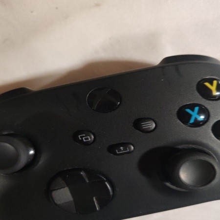 Controller Wireless Microsoft Xbox Series X, Carbon Black + cablu USB Type C, Resigilat, Grad B