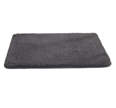 Covoras de baie Cosy Homeer, poliester, gri, 40 x 60 cm
